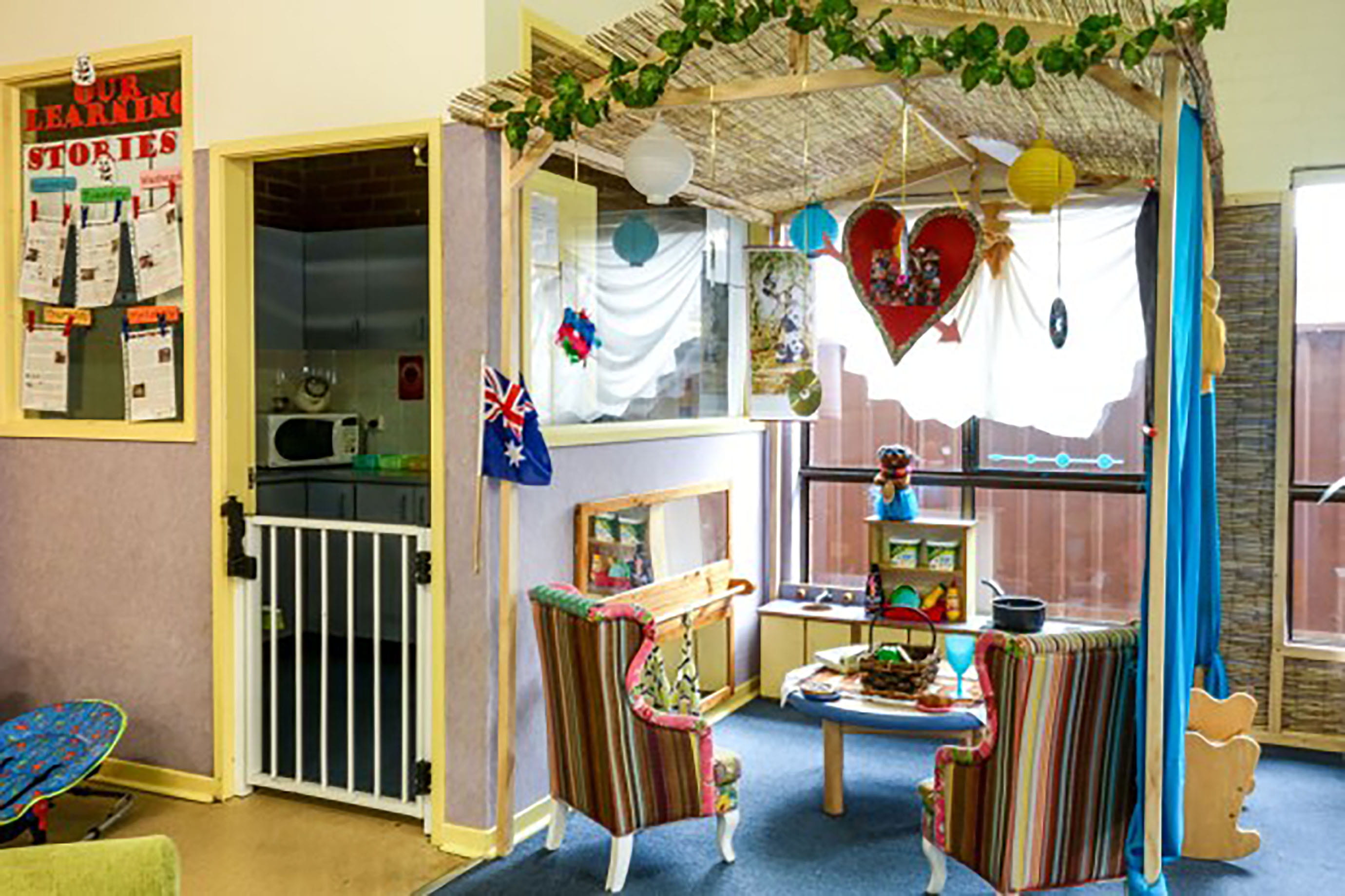 Play room at First Grammar Fairfield Daycare