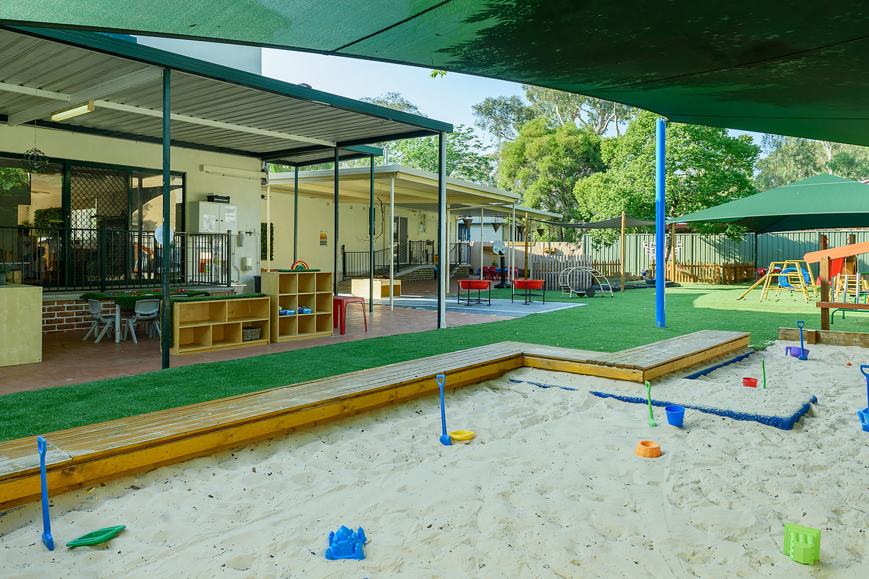 Outdoor play area at Holsworthy First Grammar