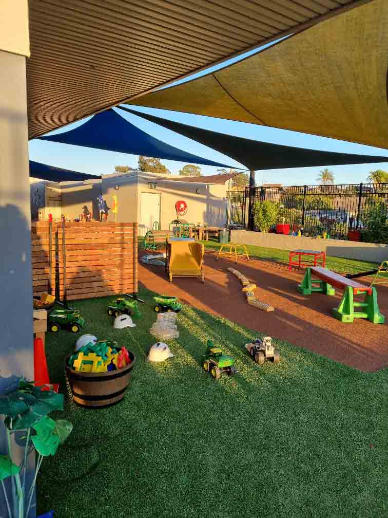 Covered outdoor playground Seven Hills First Grammar