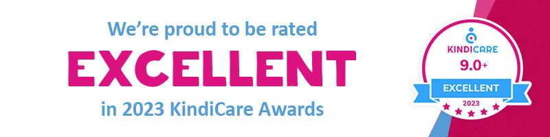We're rated excellent in the kindicare awards