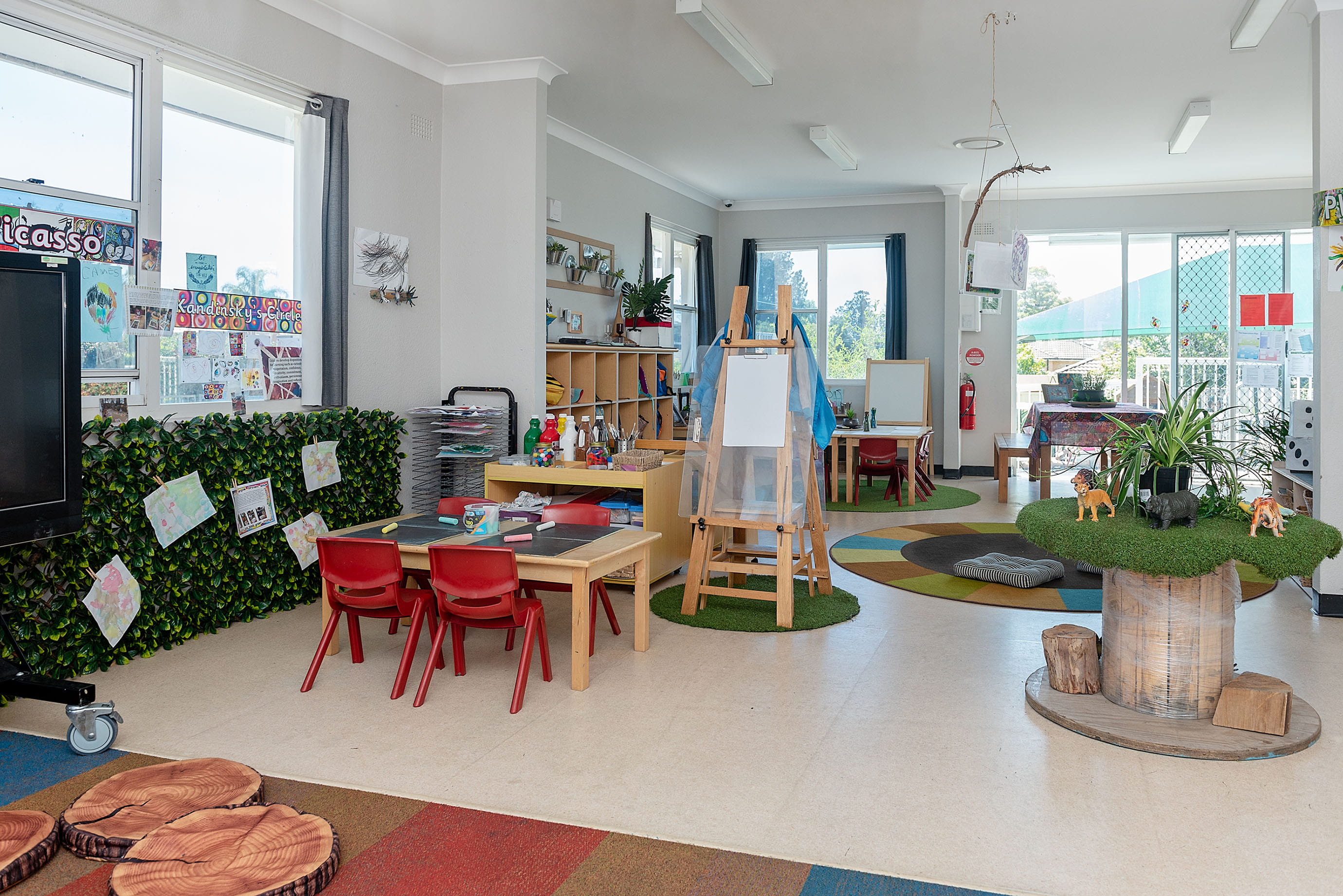Indoor play room at First Grammar childcare