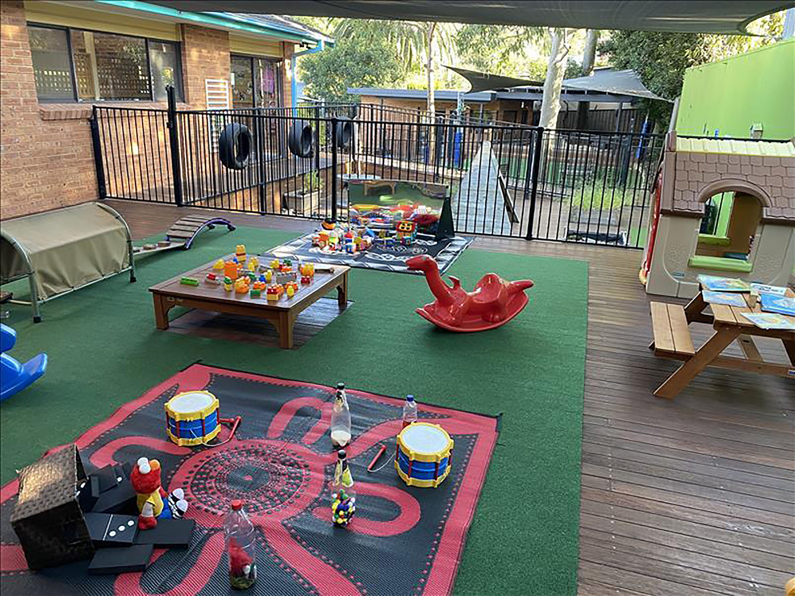 Out door play area at Hurtsville kindy