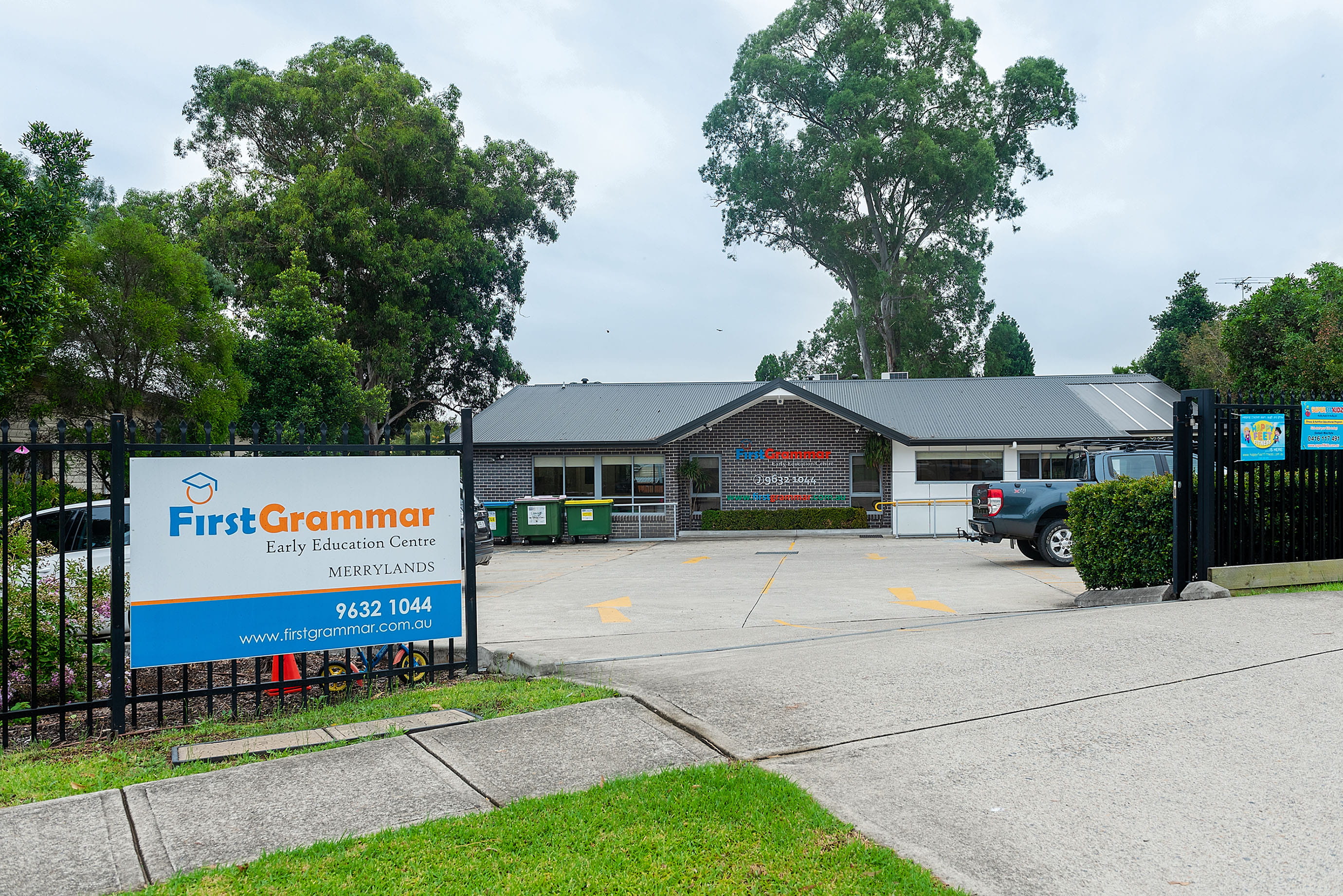 Front entrance to First Grammar Childcare centre