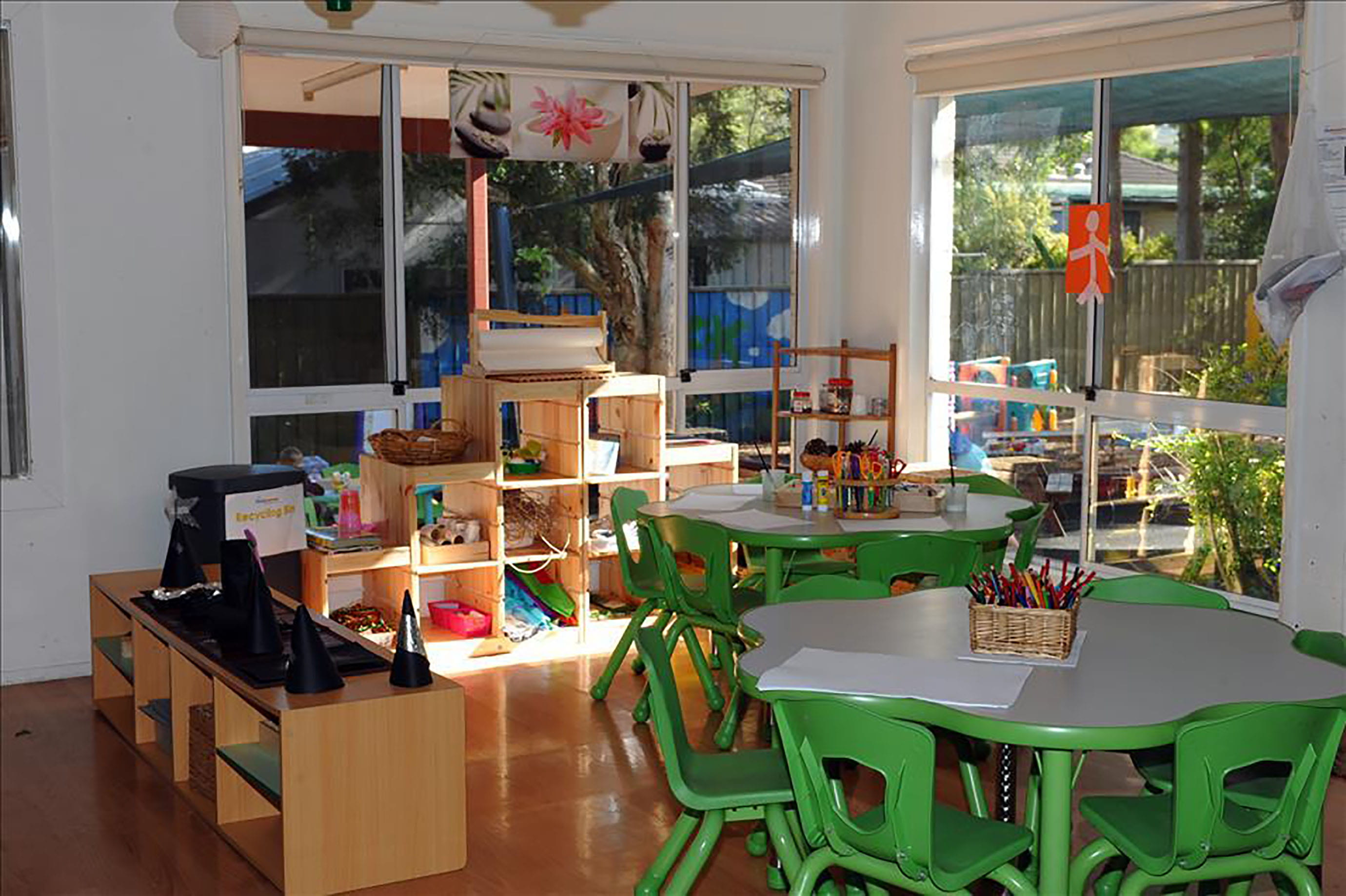 Indoor play room at First Grammar Daycare Wyoming