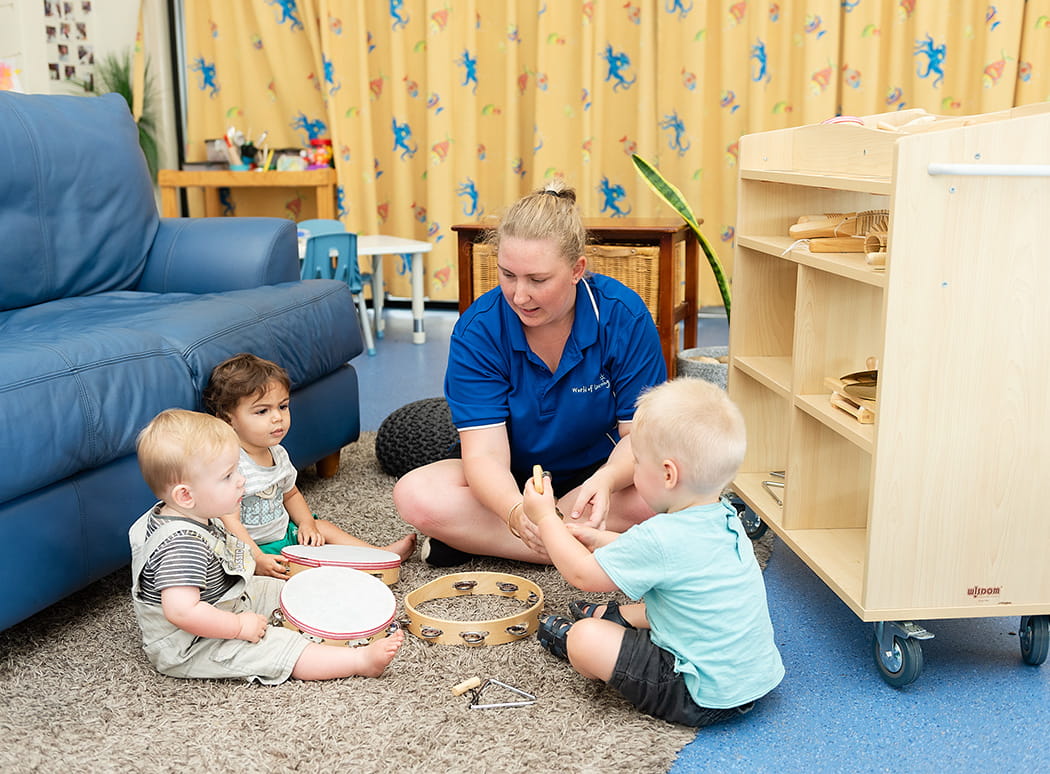 Early education in a music learning program for children at World of Learning